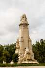 Monument to Miguel de Cervantes in Parque de la Montana, Madrid, Spain. Art Print